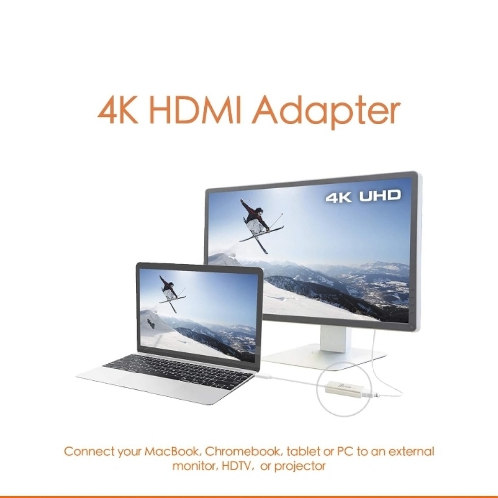 j5create USB Type-C to 4K HDMI Adapter JCA153 / 4K @60 Hz/for MacBook, Chromeboo